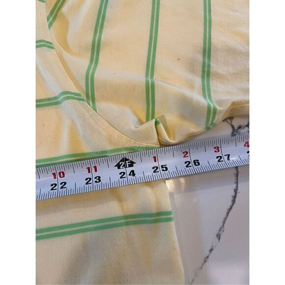 Peter Millar Men’s Striped Yellow Polo Sz XL Golf Stretch - Picture 6 of 7